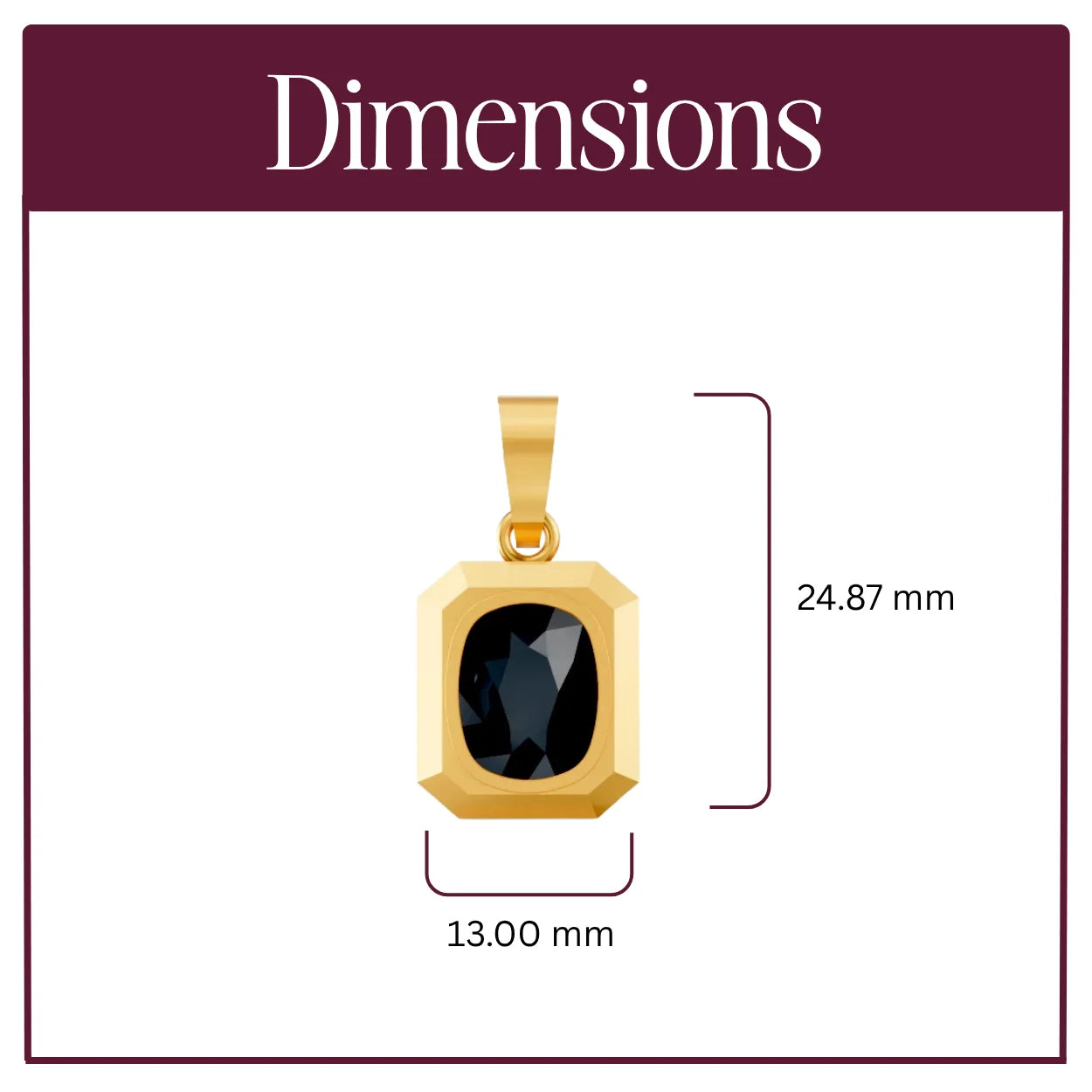 Onyx Crest Pendant