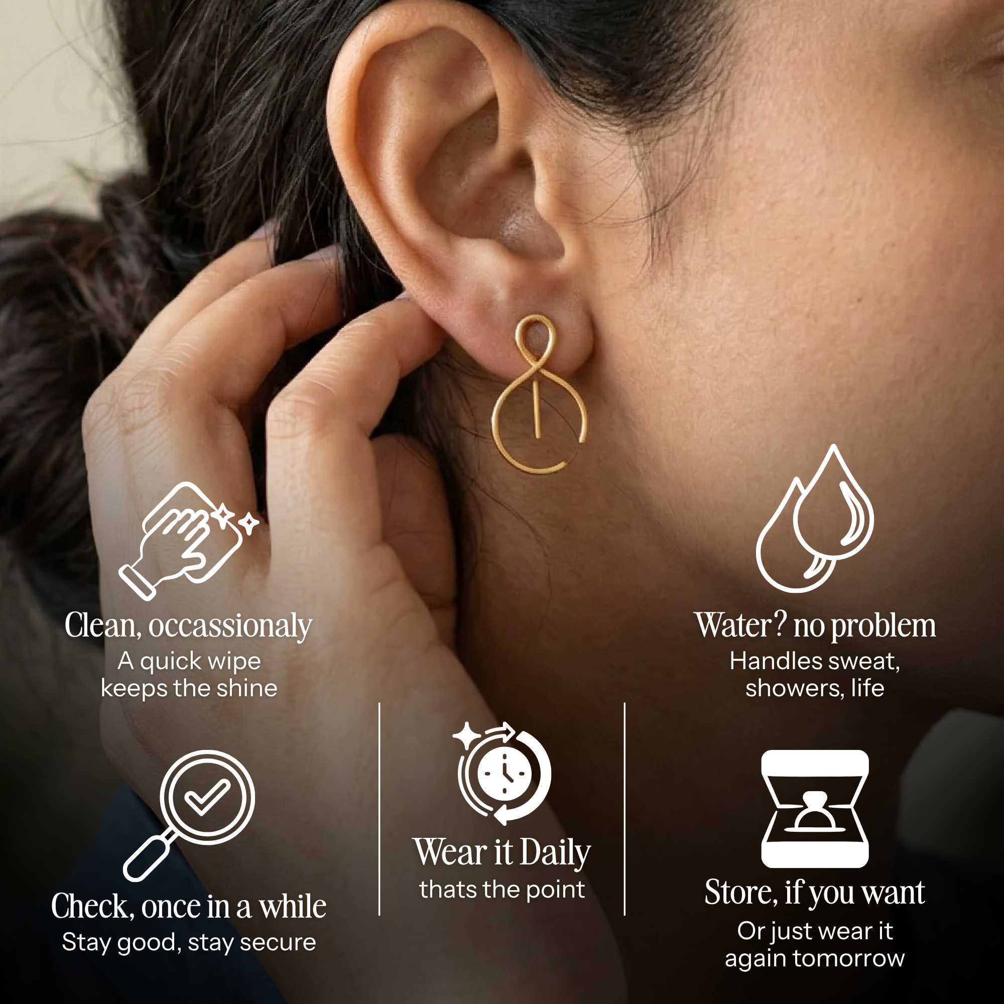 Ampersand Earrings