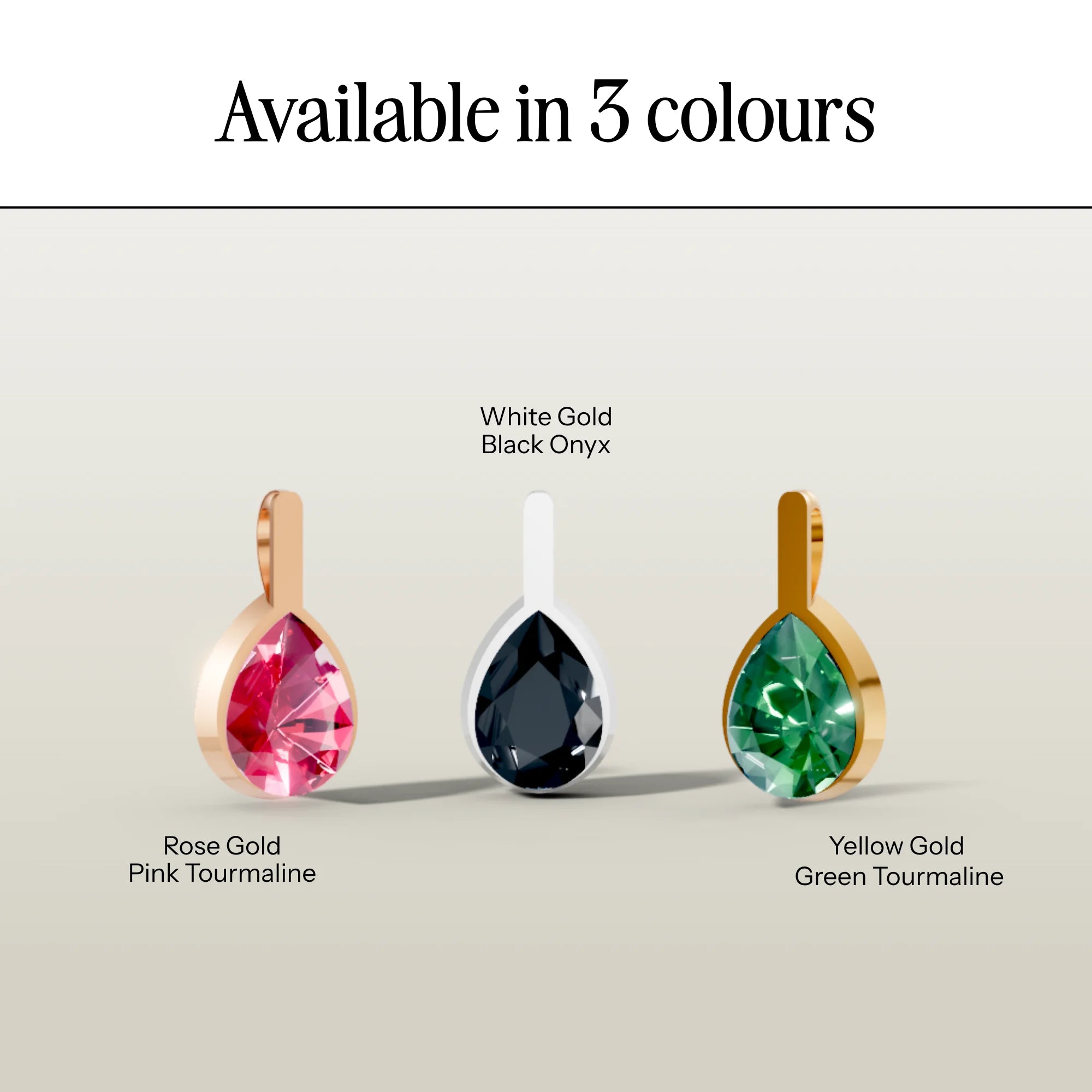Gemstone Solitare Pendant