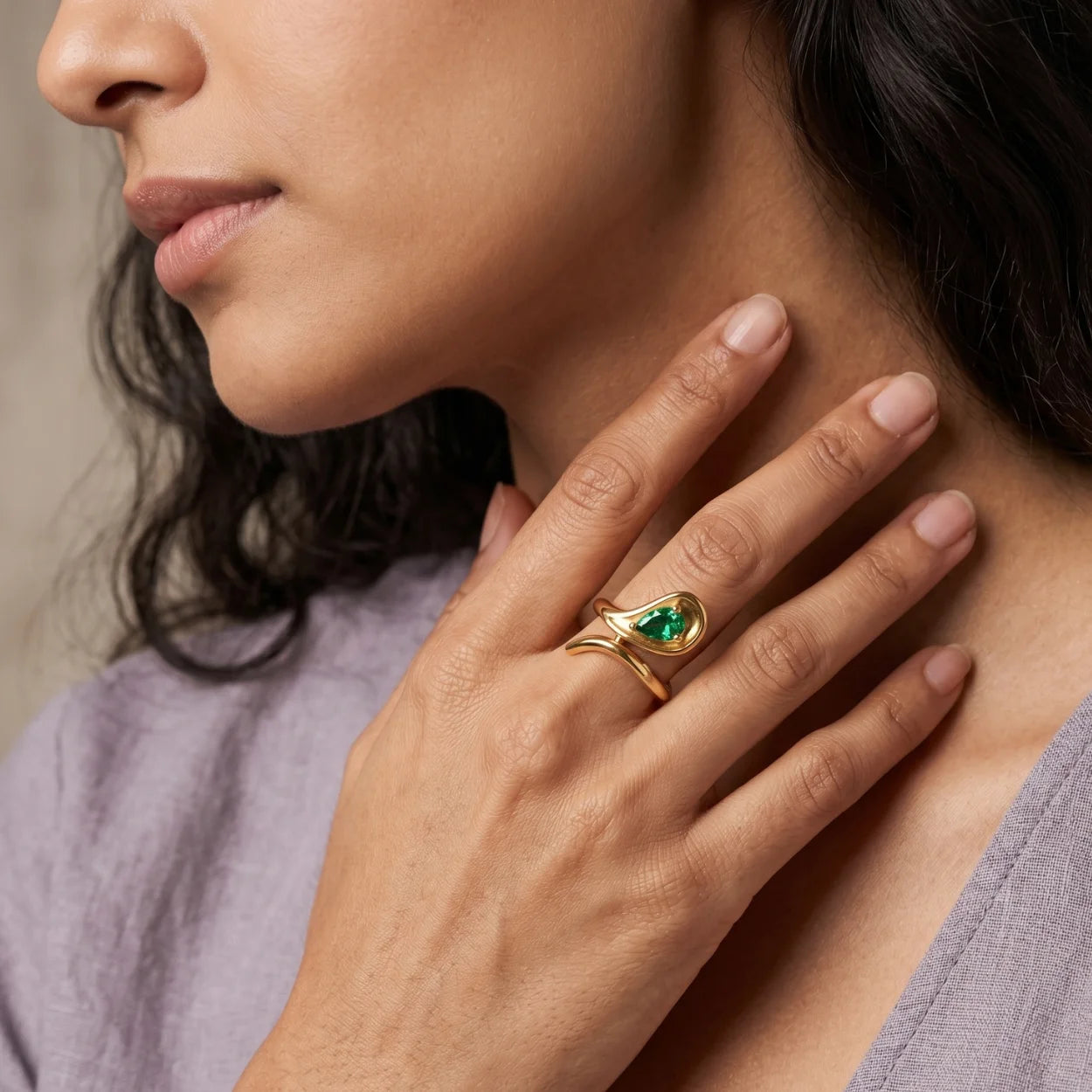 Verdant Crown Ring
