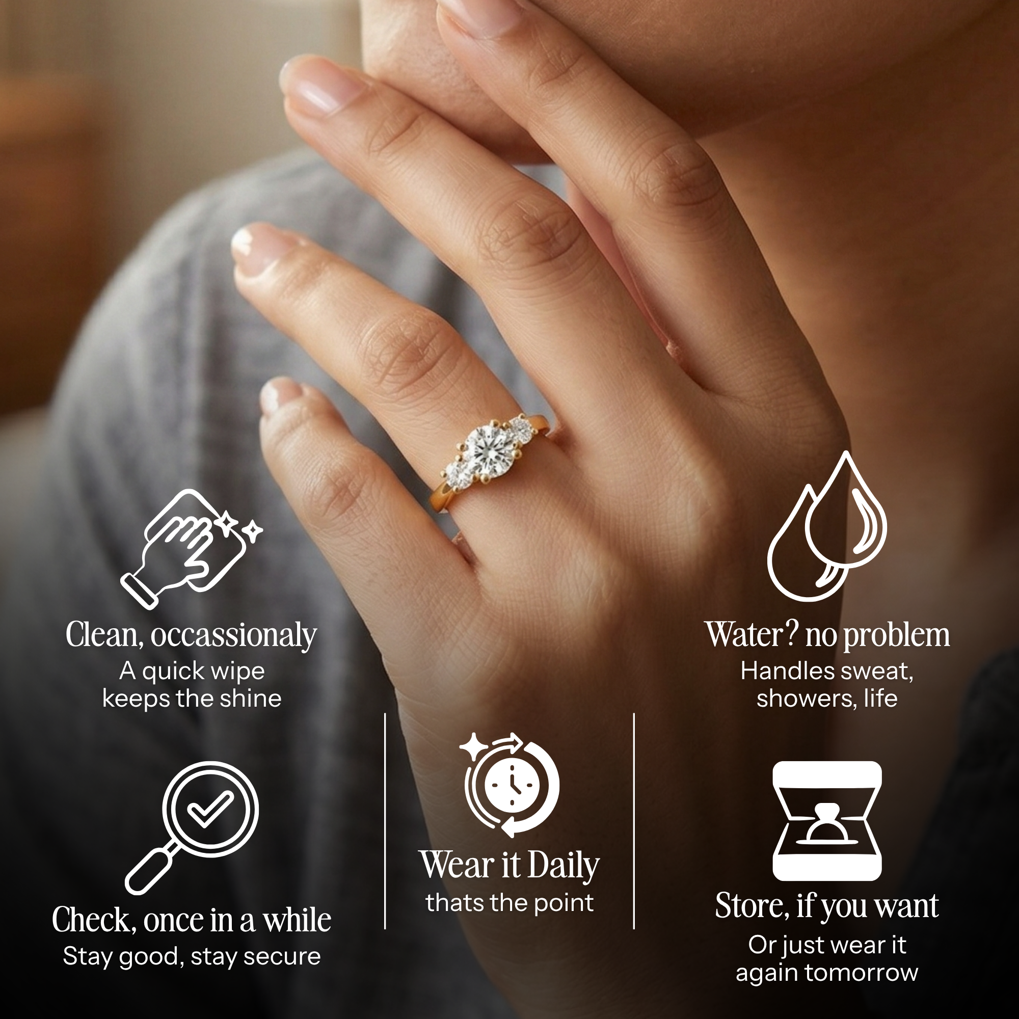 Éclat Triad Ring
