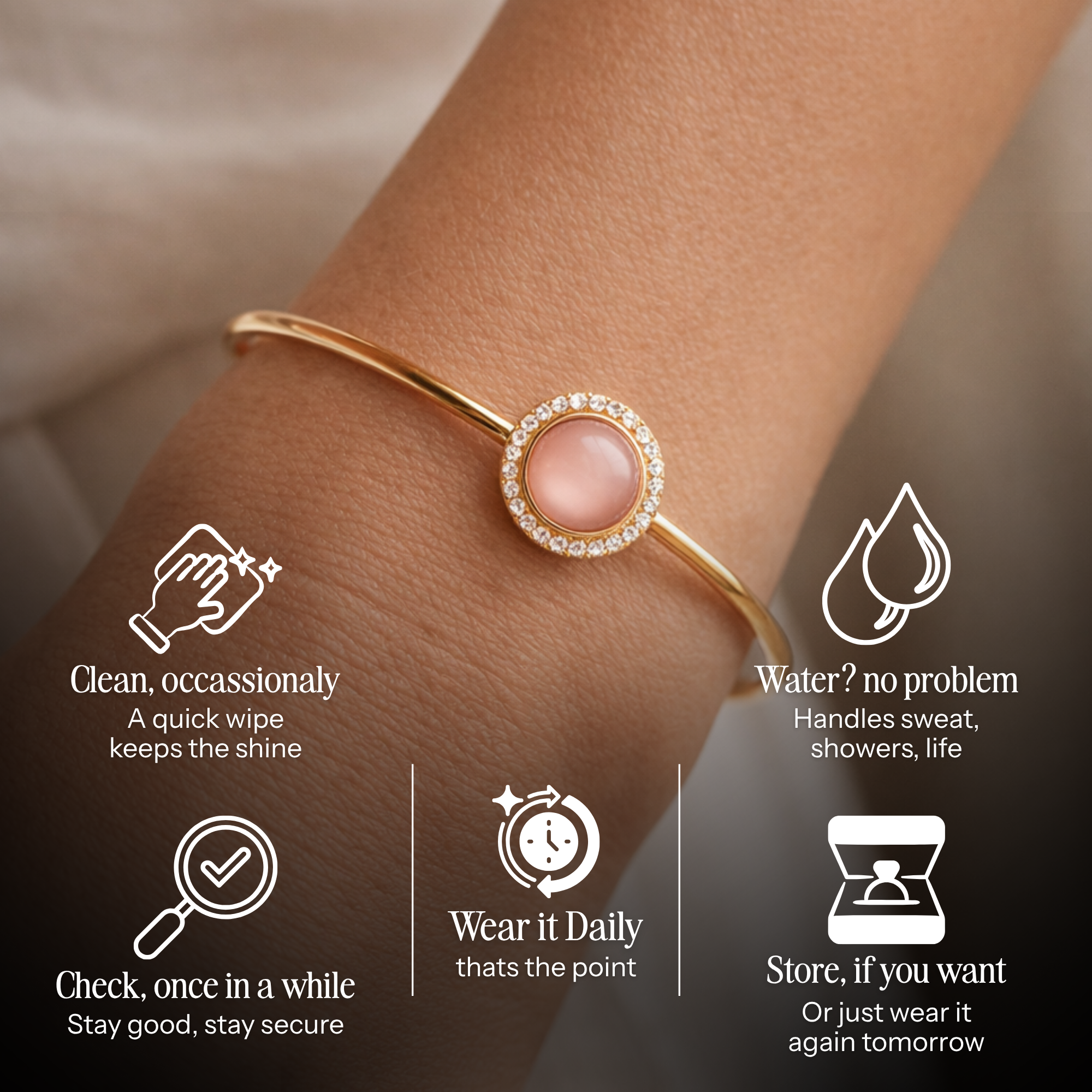 Pink Oath Bangle