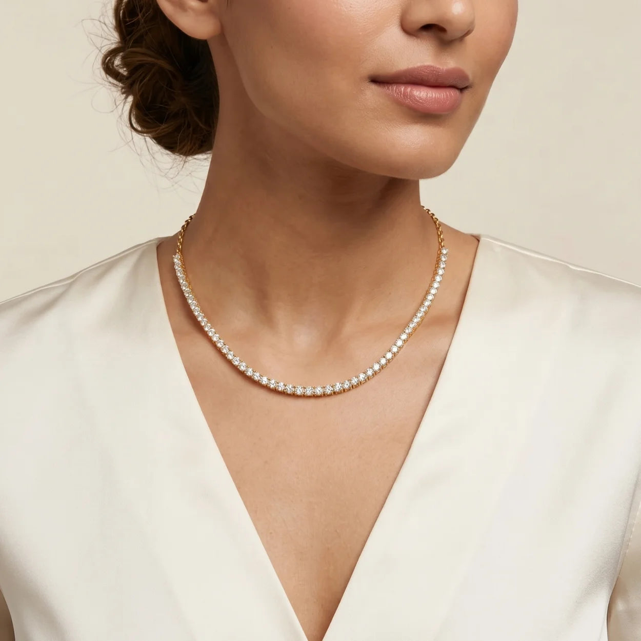 Tennis Éclat Necklace