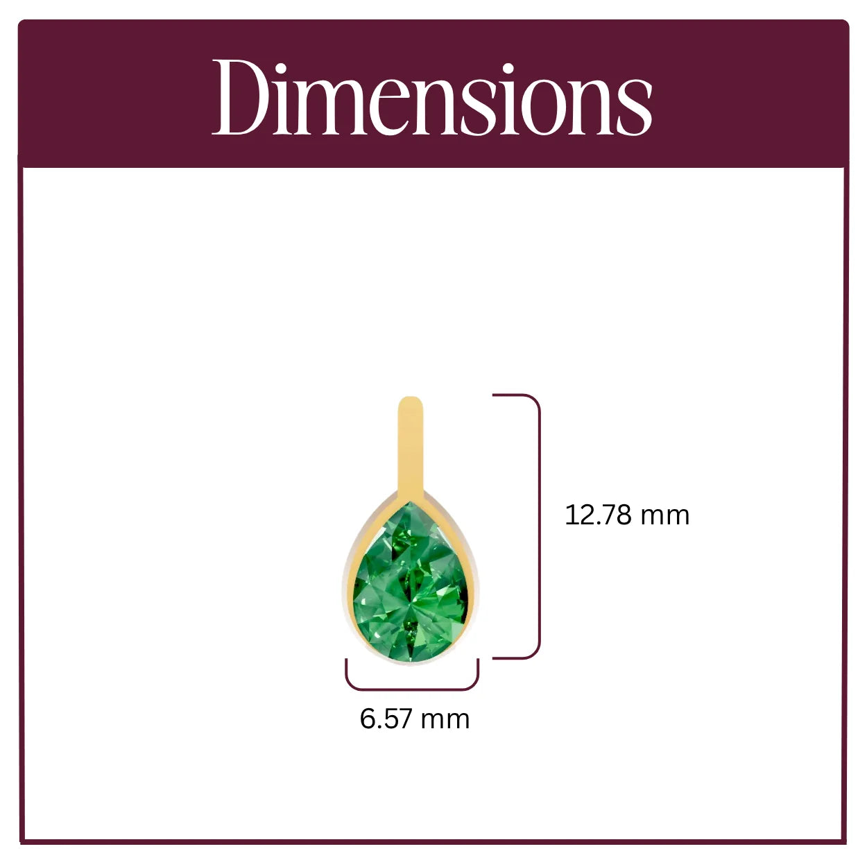Gemstone Solitare Pendant