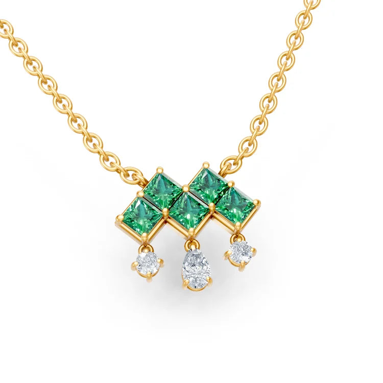 Véla Pendant and earring Set