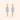 Veeva Earring Yellow Gold Moissanite