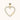 Infinity Heart Pendant Yellow Gold Moissanite