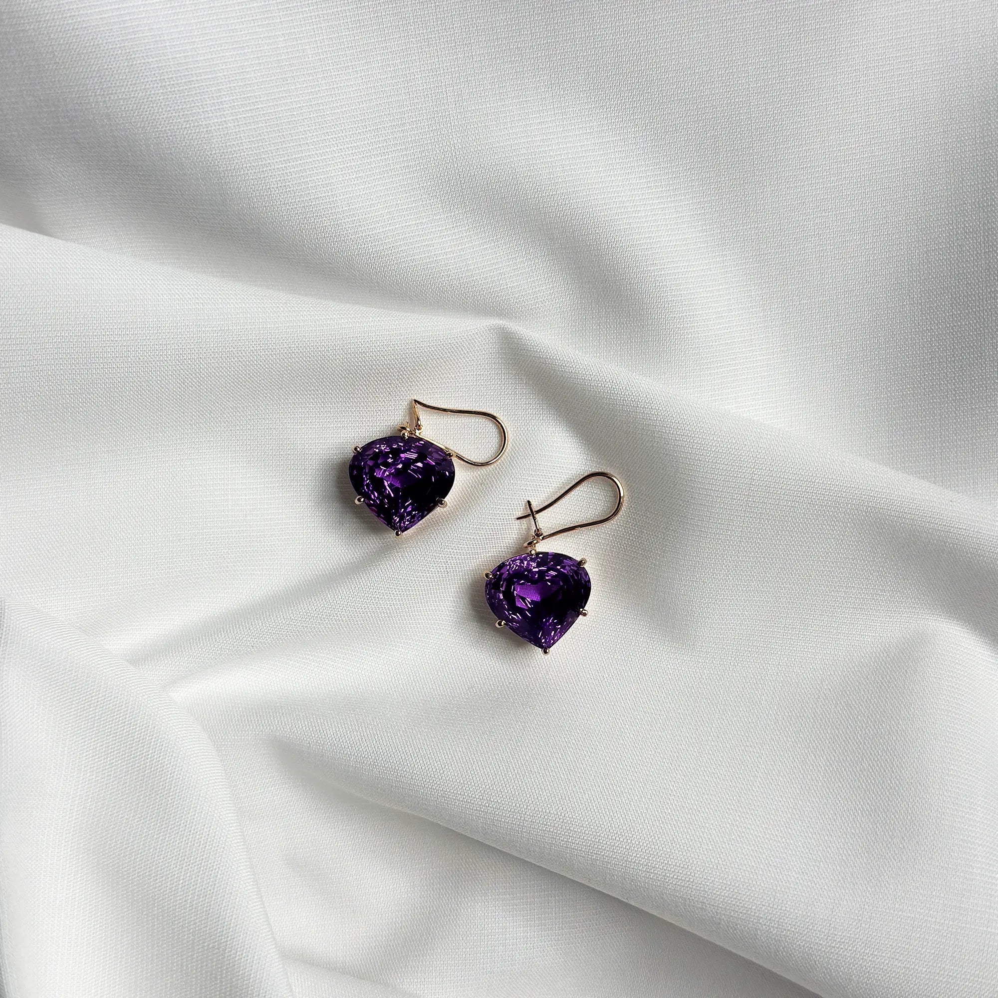 Viola Flame Earrings