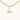 Solid Prism Pendant Yellow Gold