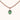 Gemstone Solitare Pendant Rose Gold American Diamond