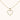 Infinity Heart Pendant Yellow Gold Moissanite