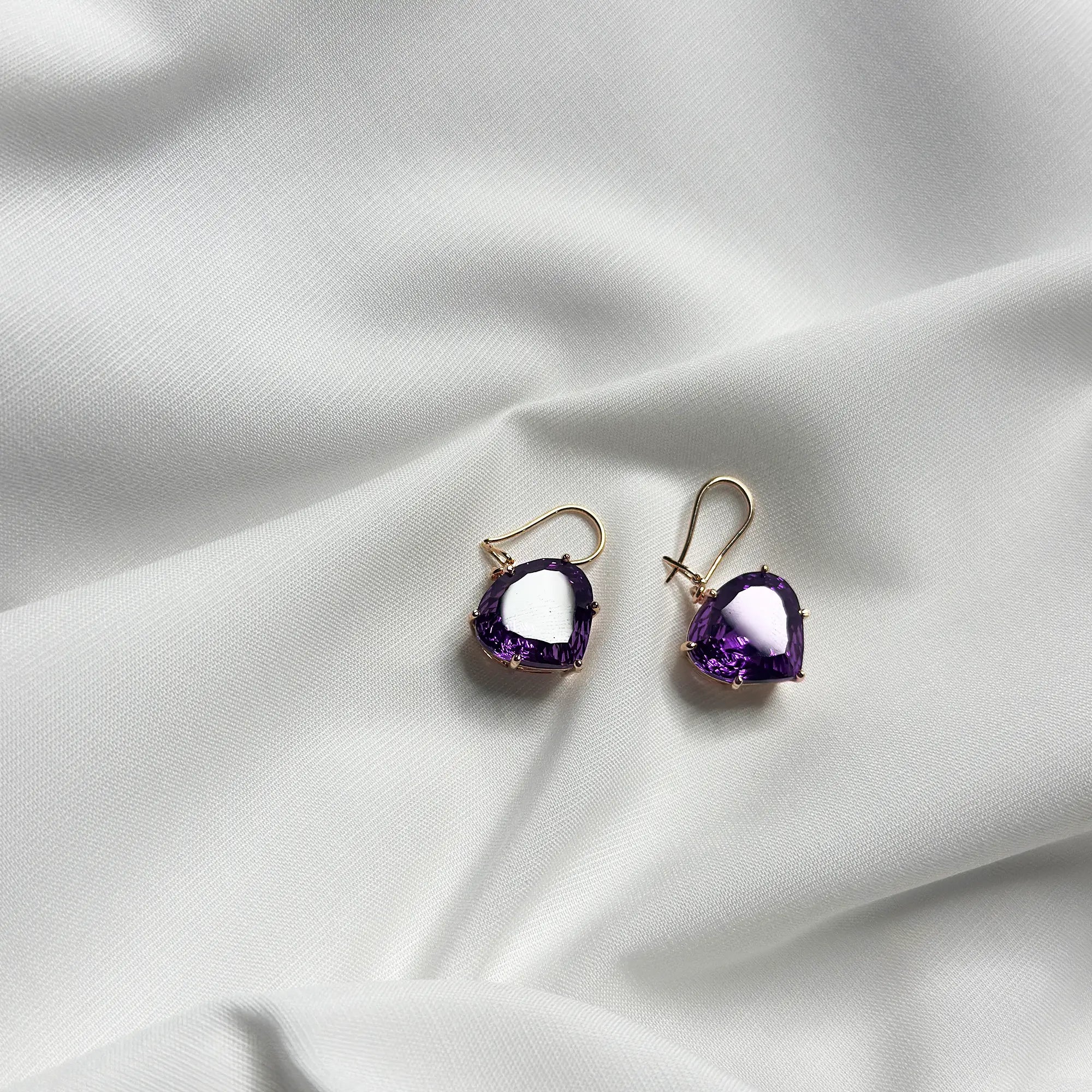 Viola Flame Earrings