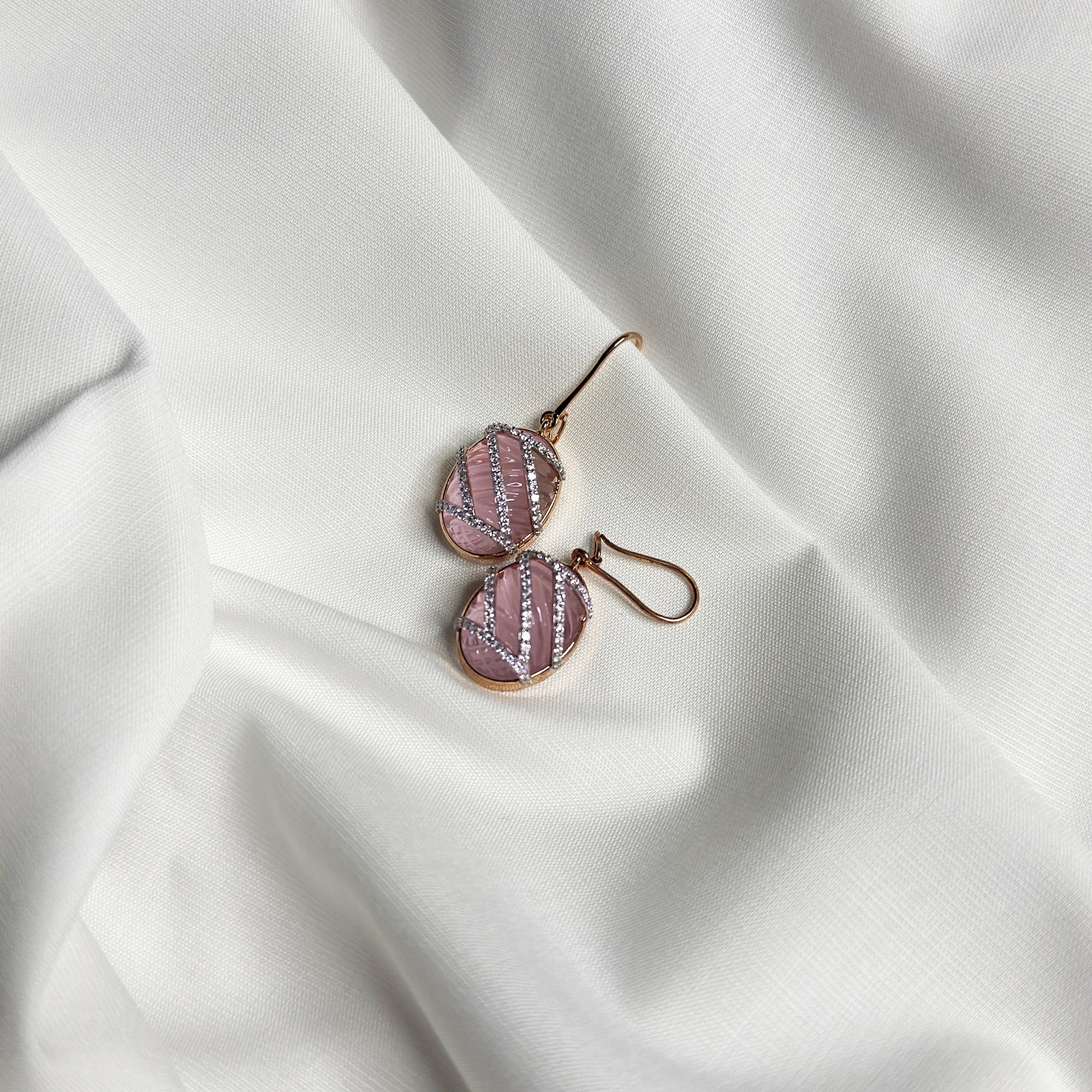 Rosé Mirage Earrings