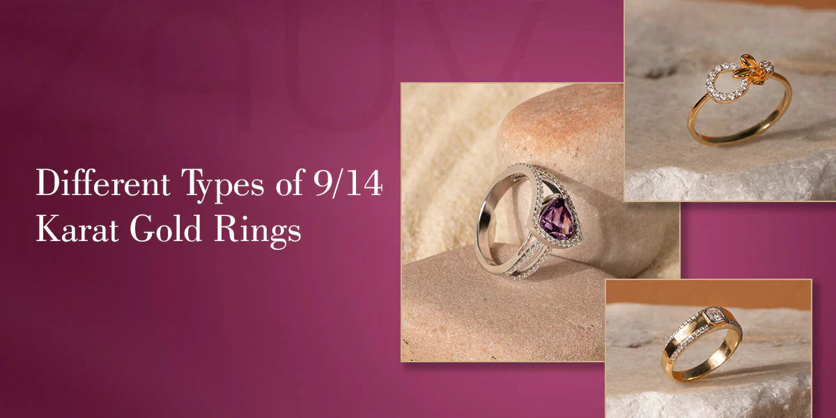 Different Types of 9/14 Karat Gold Rings