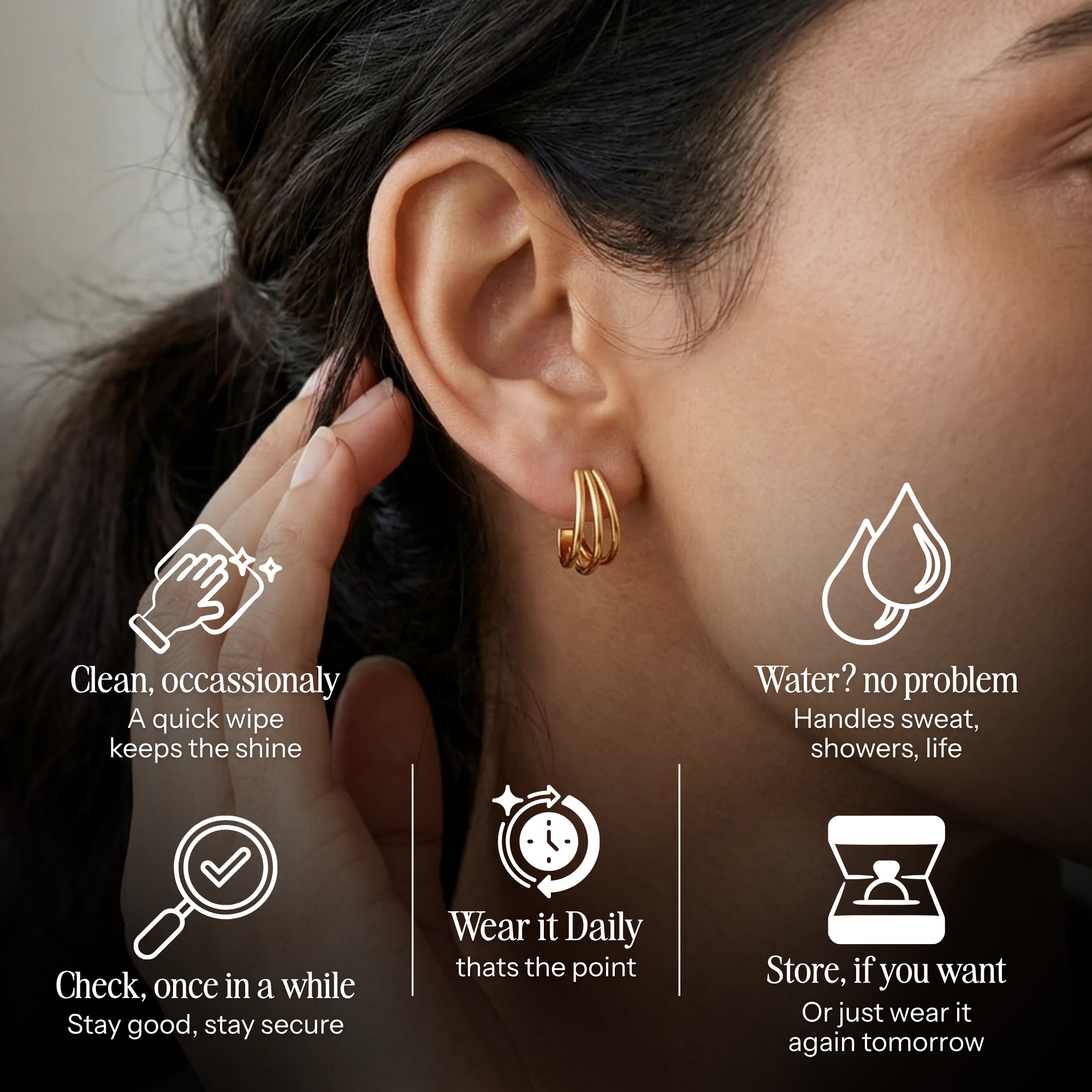 Echo loop Earring