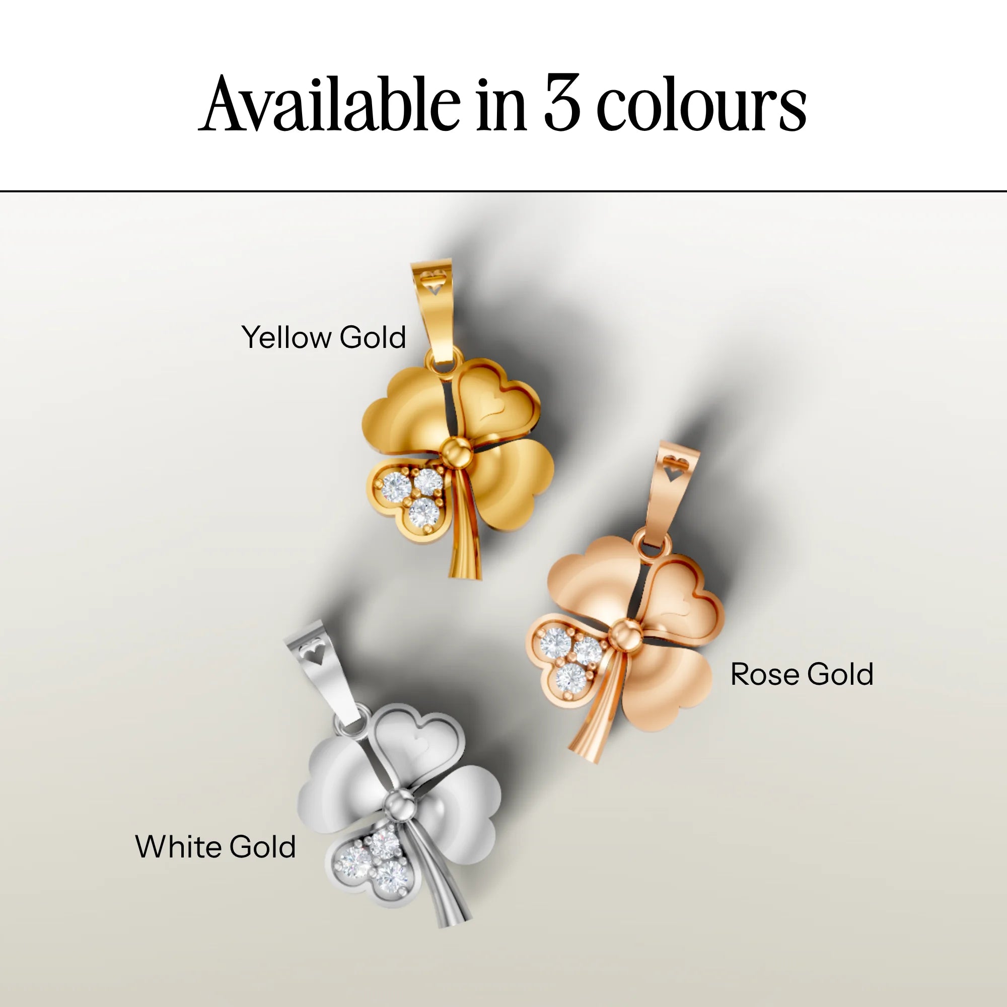 TriLeaf Charm Pendant