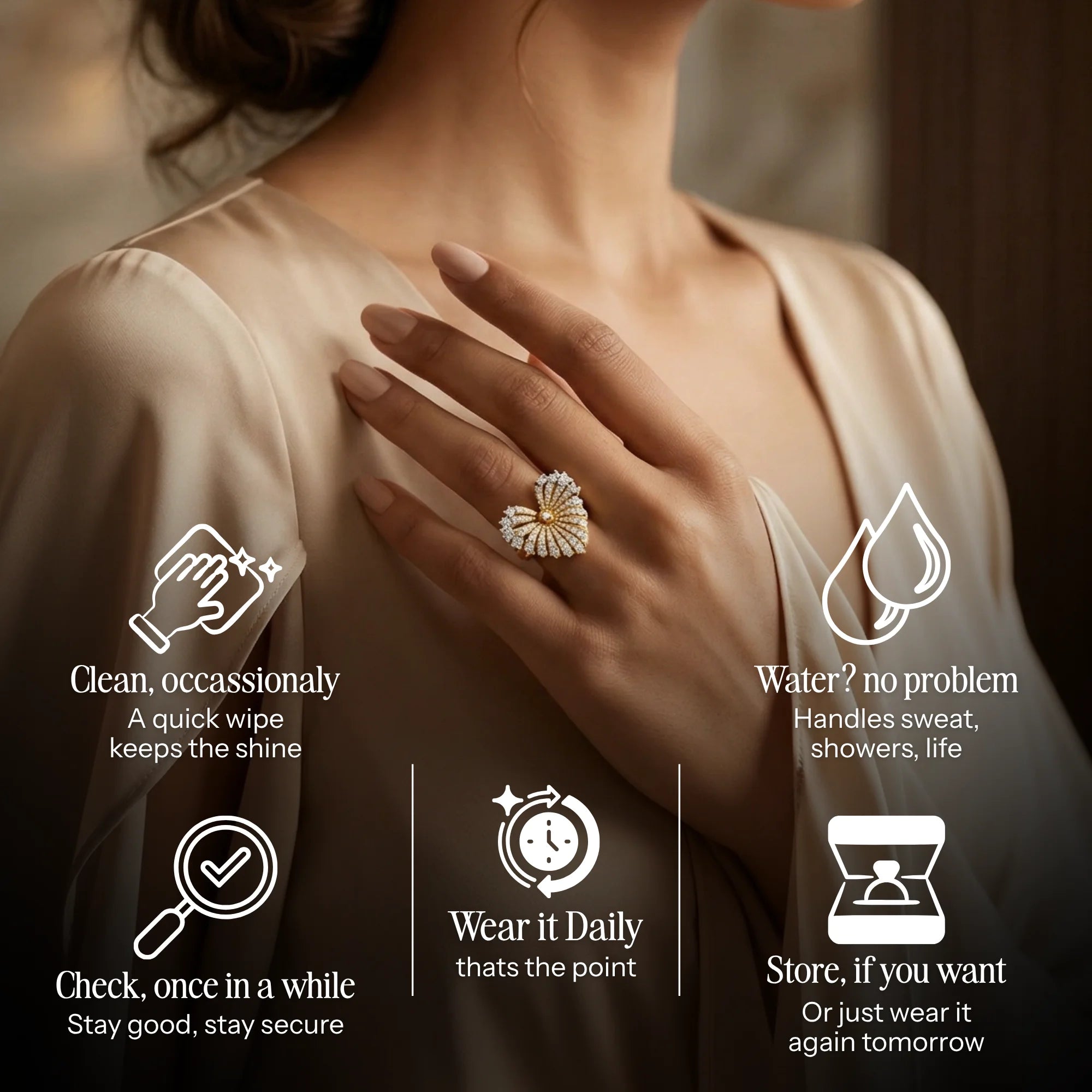 Lumora Heart Ring
