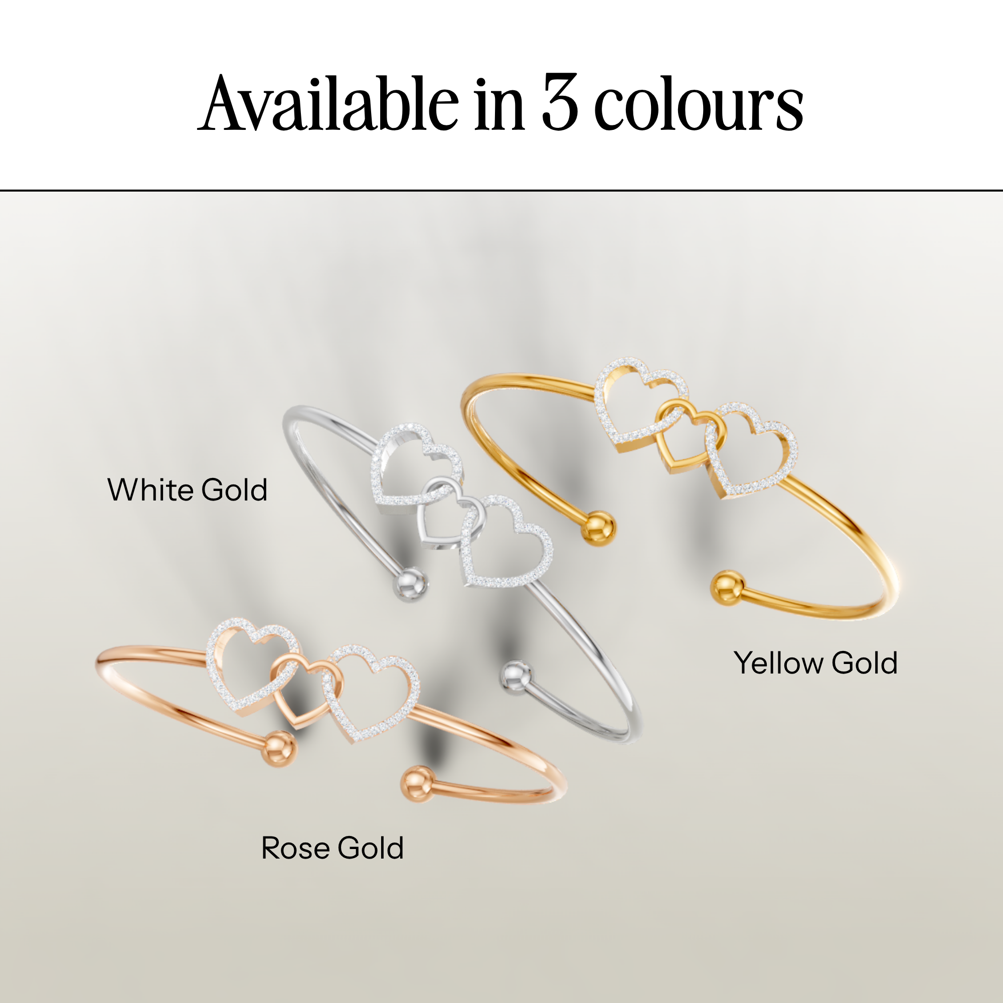 Trinity Heart Bangle