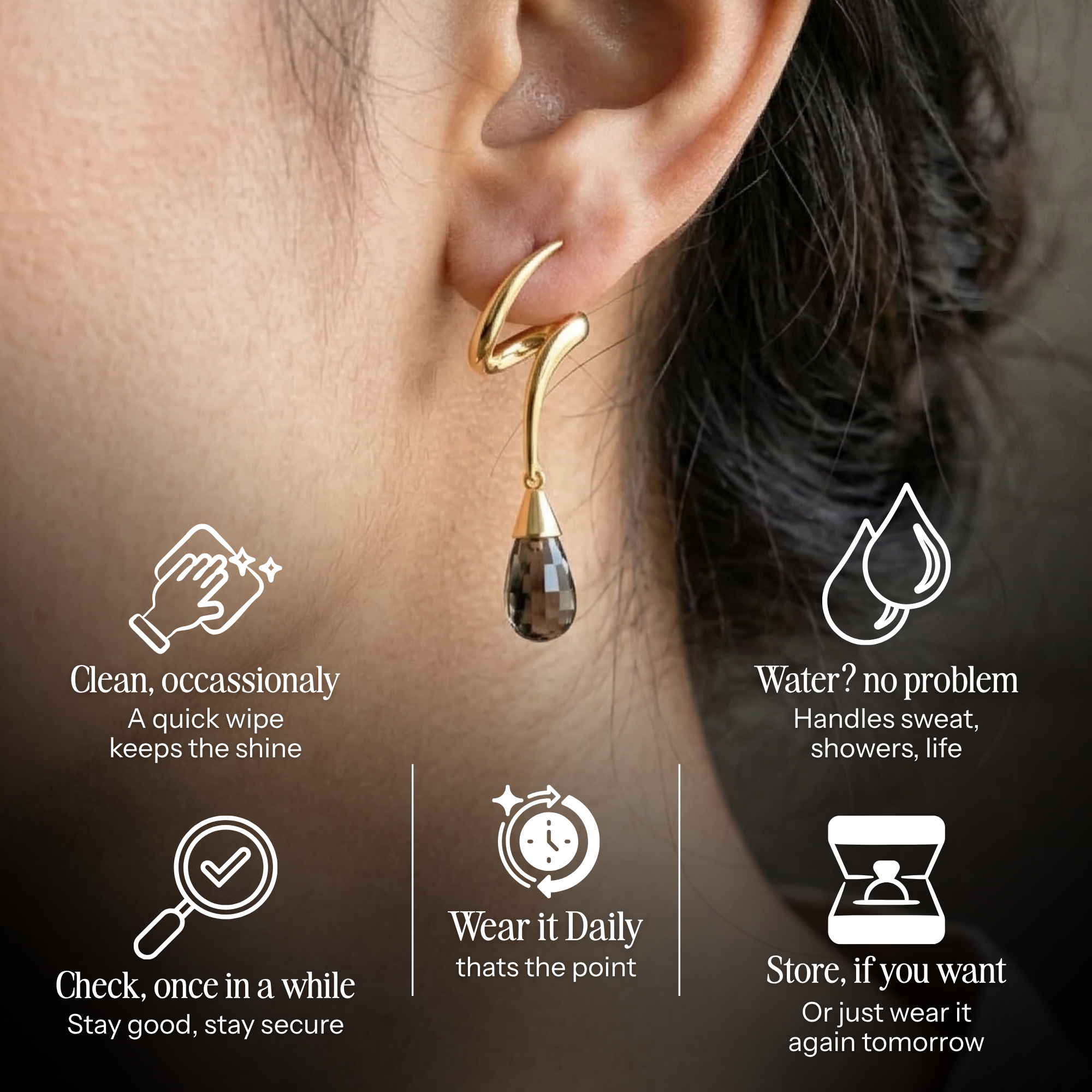 Cascade Drops Earrings