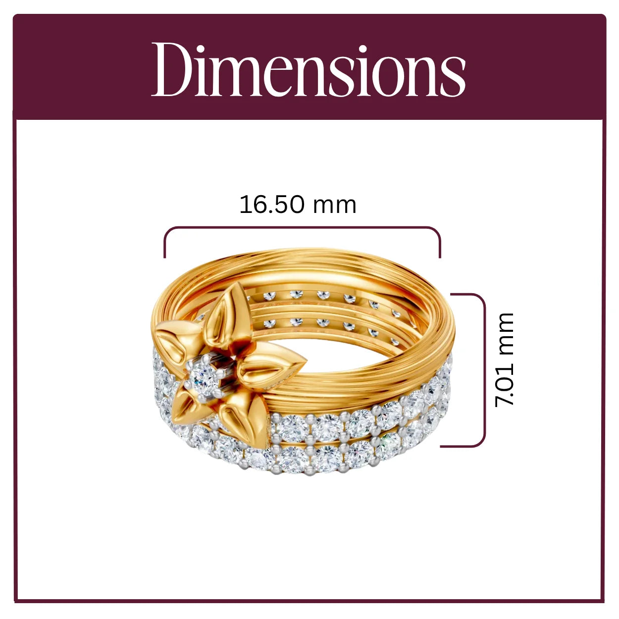 Petal Crown Ring