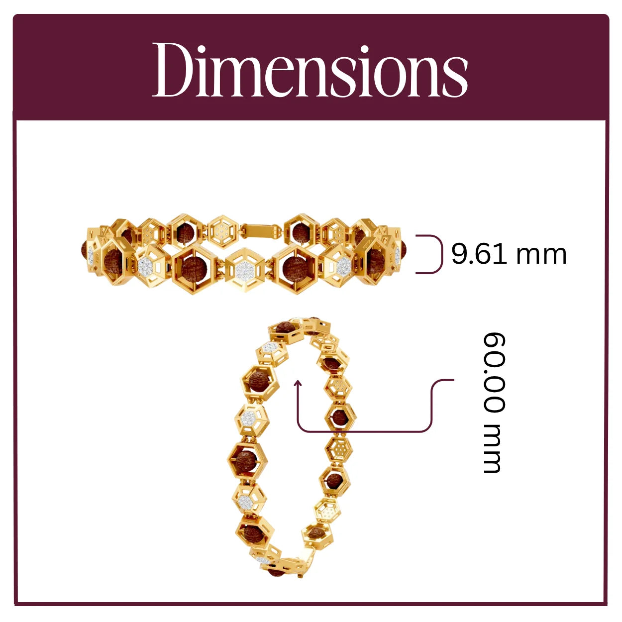 Rudra Hex Bracelet