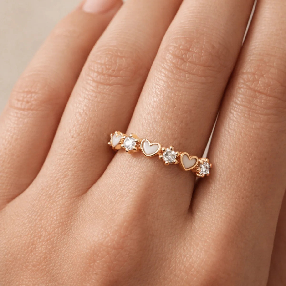 Real Diamond and Real 9K Gold Ring