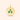 Trinity Pendant Yellow Gold- Green AD